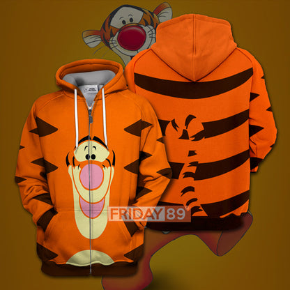 WTP T-shirt Tigger Winnie-the-pooh 3D Print T-shirt Cute High Quality DN Hoodie Sweater Tank