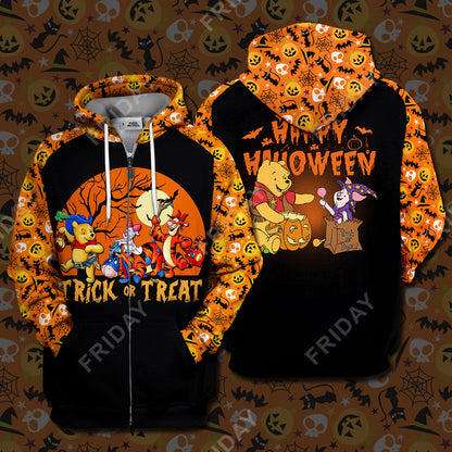  DN T-shirt WTP Or Treat Happy Halloween T-shirt Cute High Quality DN WTP Hoodie Sweater Tank