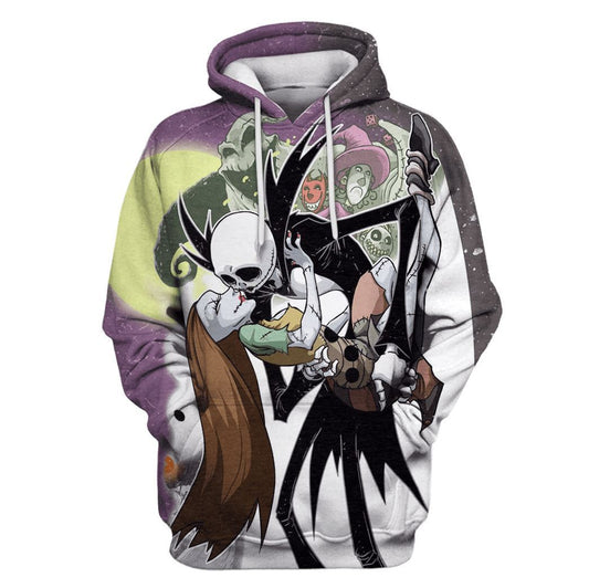  TNBC Hoodie Jack Skellington Kiss Sally Hoodie 