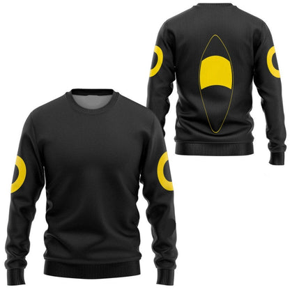 Pokemon Hoodie Umbreon Pokemon Cosplay T-Shirt Black Unisex Adults New Release - Trendy Gift For Men & Women