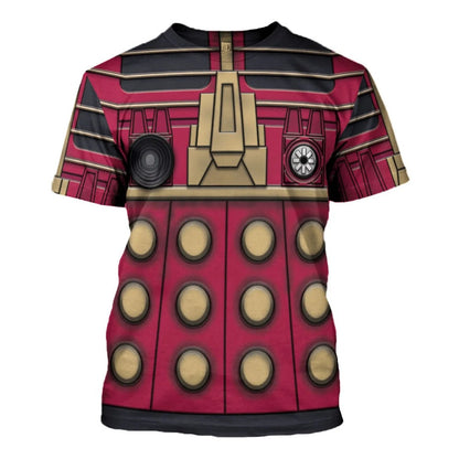 Doctor Who Hoodie Doctor Who Dalek Supreme Costume T-Shirt Red Unisex - Trendy Gift For Men & Women