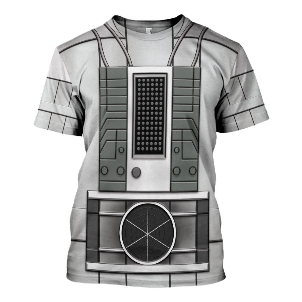 Doctor Who Hoodie Doctor Who 10Th Planet Cyberman Costume T-Shirt White Unisex - Trendy Gift For Men & Women