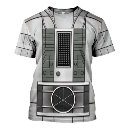 Doctor Who Hoodie Doctor Who 10Th Planet Cyberman Costume T-Shirt White Unisex - Trendy Gift For Men & Women
