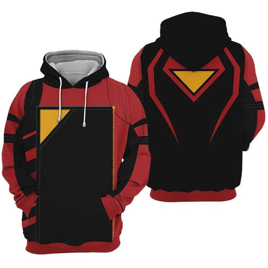Spiderman Hoodie Marvel Spiderman Jumper Suit Costume Hoodie Red Black Unisex - Cozy Hoodie For Cold Weather