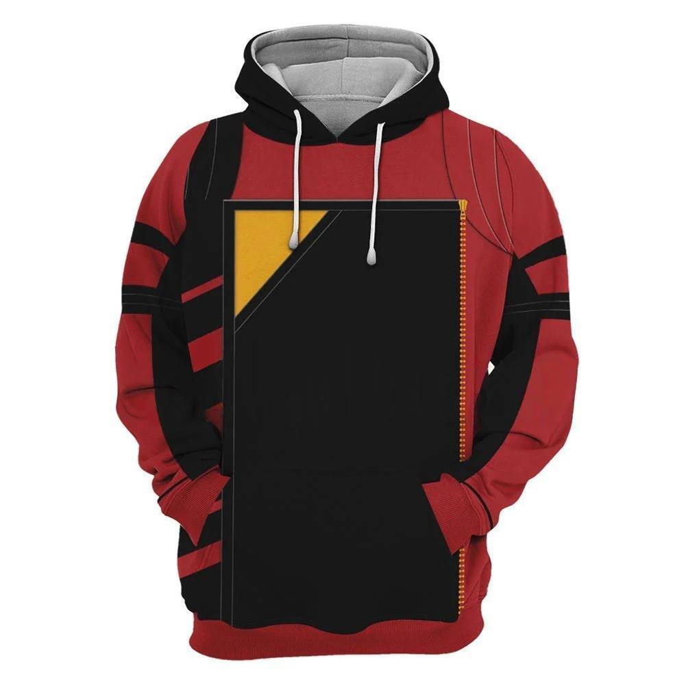 Spiderman Hoodie Marvel Spiderman Jumper Suit Costume Hoodie Red Black Unisex - Cozy Hoodie For Cold Weather