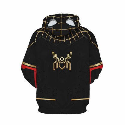 Spiderman Hoodie Marvel Spiderman No Way Home Suit Costume Hoodie Black Unisex - Cozy Hoodie For Cold Weather