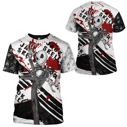  TNBC Shirt Jack Skellington Horror Version T-shirt TNBC Hoodie