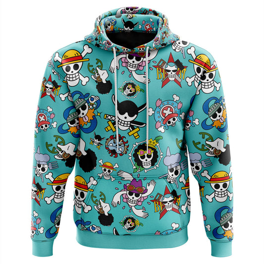 Strawhats Jolly Roger One Piece Hoodie
