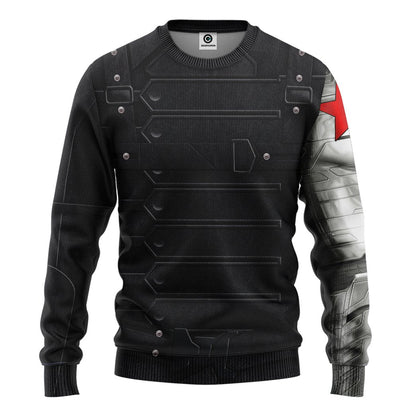 Mrvl Bucky Barnes Winter Soldier Custom Tshirt Hoodie Apparel