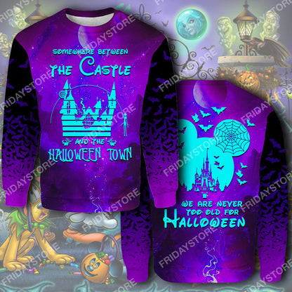  DN T-shirt Somewhere Between The Castle And The Halloween Town T-shirt High Quality DN Halloween Hoodie Sweater Tank