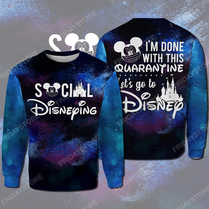  DN T-shirt Social I'm Done With This Quarantine T-shirt Awesome DN Quarantine Hoodie Sweater Tank