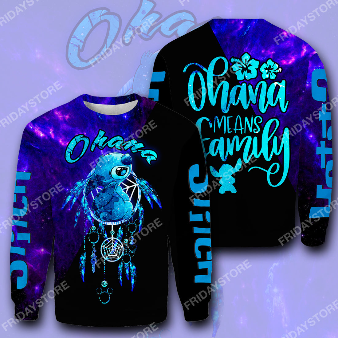  LAS T-shirt Ohana Means Family Dreamcatcher T-shirt Amazing DN Stitch Hoodie Sweater Tank