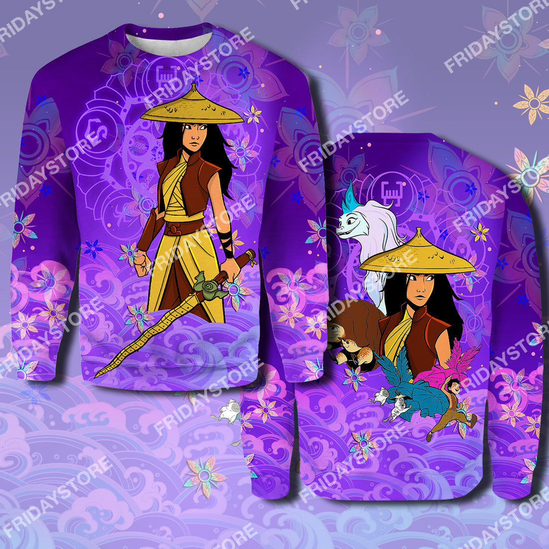  DN T-shirt Princess And The Last Dragon T-shirt Awesome High Quality DN Shirt Sweater Tank