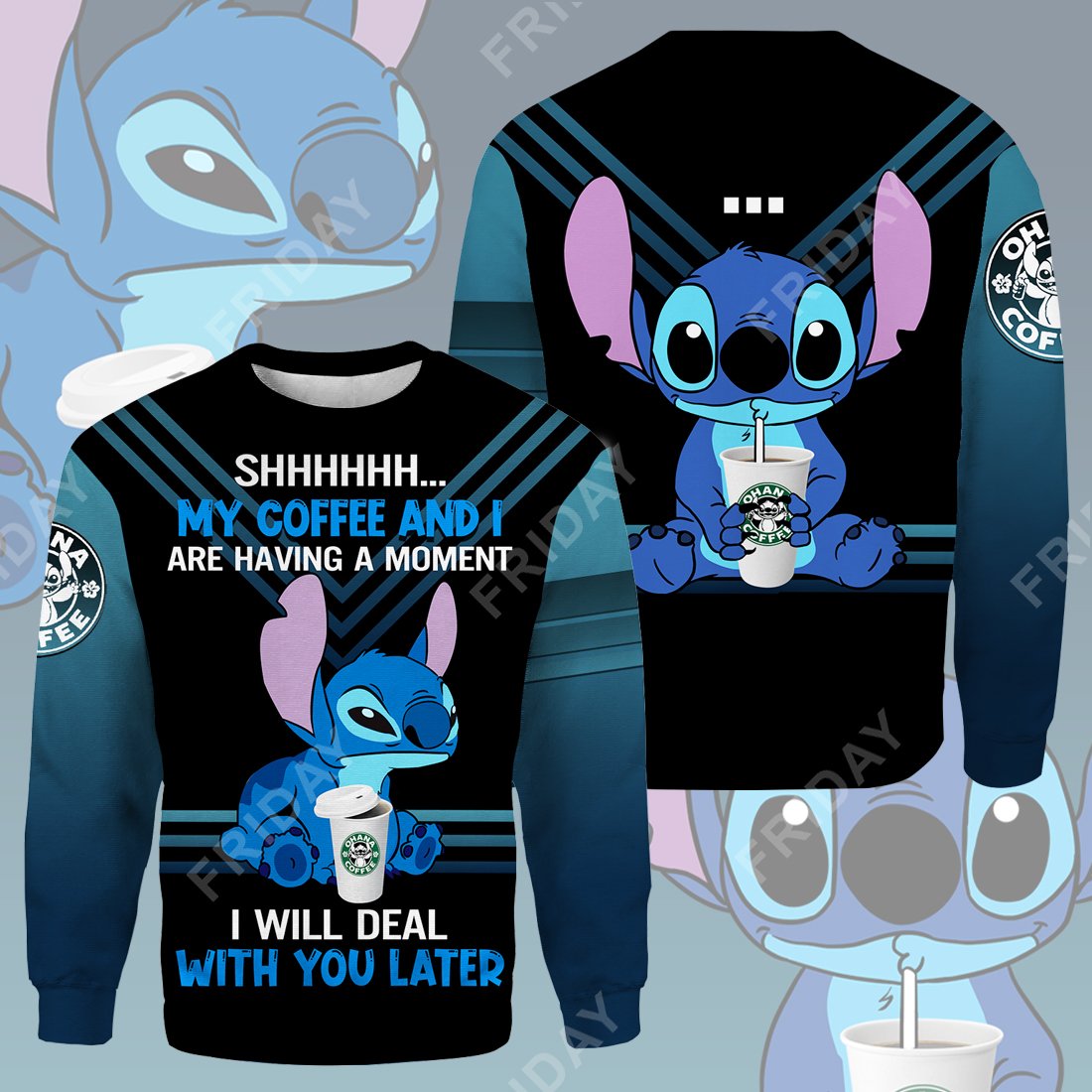  LAS T-shirt My Coffee And I Are Having A Moment T-shirt Awesome High Quality DN Stitch Hoodie Sweater Tank