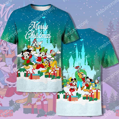  DN T-shirt Play Together Merry Christmas T-shirt Cute Amazing DN MK Mouse Hoodie  