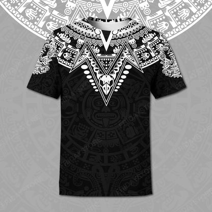 Gifury Mexican T-shirt Mexican Culture Aztec Pattern Black White T-shirt Mexican Hoodie Sweater Tank 2025