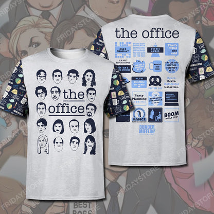 Funny The Office All Over Print Hoodie T-shirt