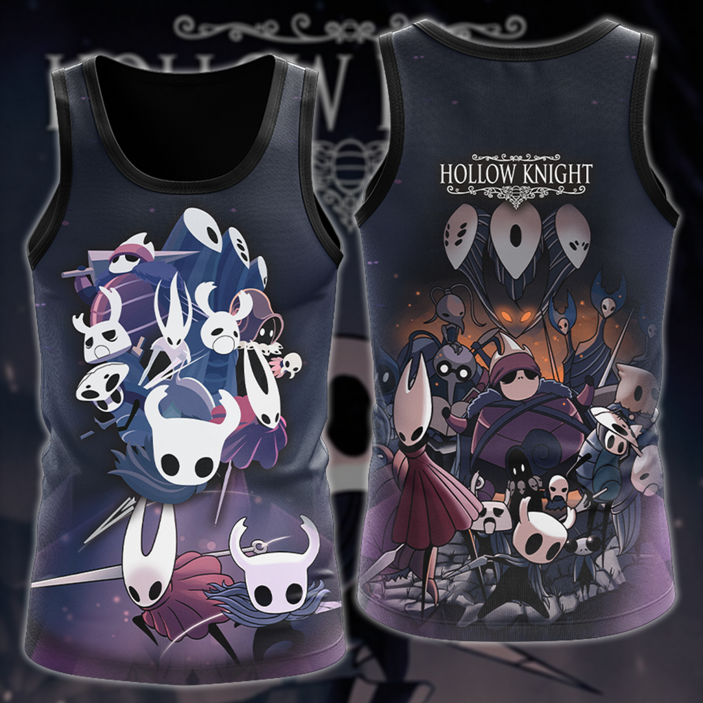 Hollow Knight Video Game 3D All Over Printed T-shirt Tank Top Zip Hoodie Pullover Hoodie Hawaiian Shirt Beach Shorts Joggers