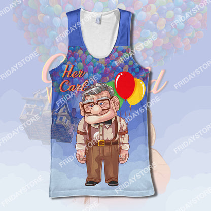  DN Up T-shirt I Wanna Grow Old With You Up Couple Her Carl T-shirt Amazing DN Hoodie Sweater Tank