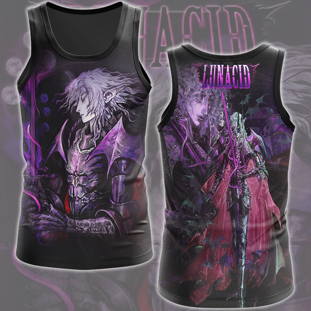 Lunacid Video Game All Over Printed T-shirt Tank Top Zip Hoodie Pullover Hoodie Hawaiian Shirt Beach Shorts Joggers