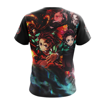 Demon Slayer Kamado Tanjiro Unisex 3D T-shirt Zip Hoodie Pullover Hoodie