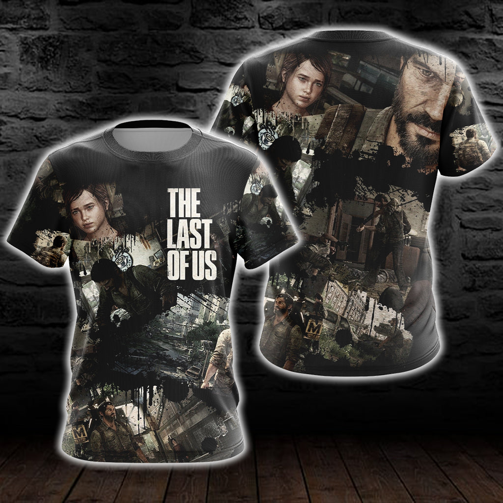 The Last Of Us Joel and Ellie Unisex 3D T-shirt Zip Hoodie Pullover Hoodie