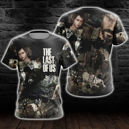 The Last Of Us Joel and Ellie Unisex 3D T-shirt Zip Hoodie Pullover Hoodie
