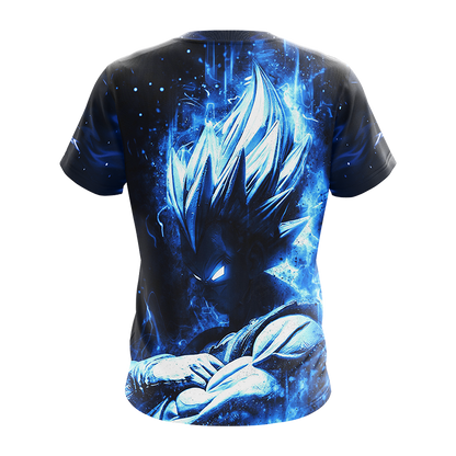  Dragon Ball T-shirt Dragon Ball Vegeta Glowing Blue 3d T-shirt Dragon Ball Hoodie  