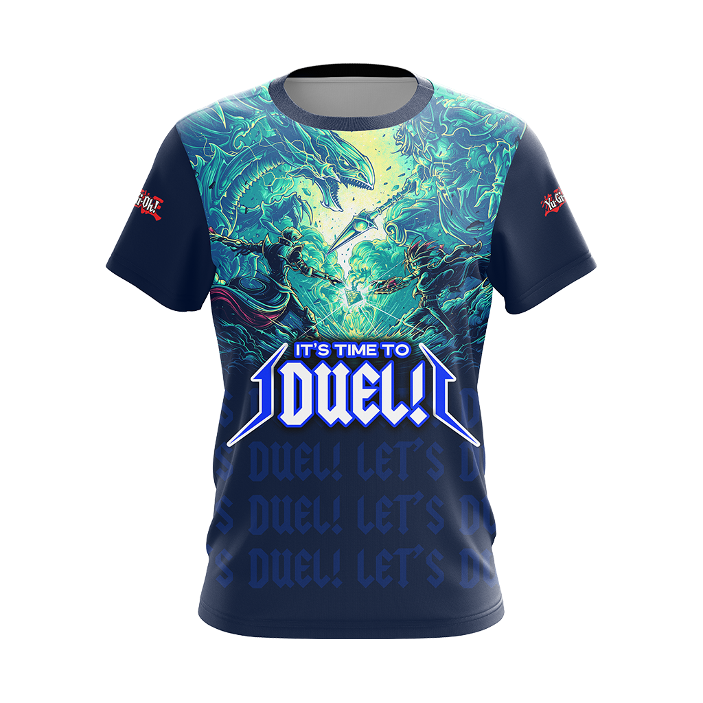 Yu-Gi-Oh! It's Time To Duel Mutō Yūgi vs Seto Kaiba Unisex 3D T-shirt Zip Hoodie Pullover Hoodie