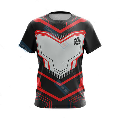 MV Shirt Avengers End Game Heros Logo White Red Black T-shirt