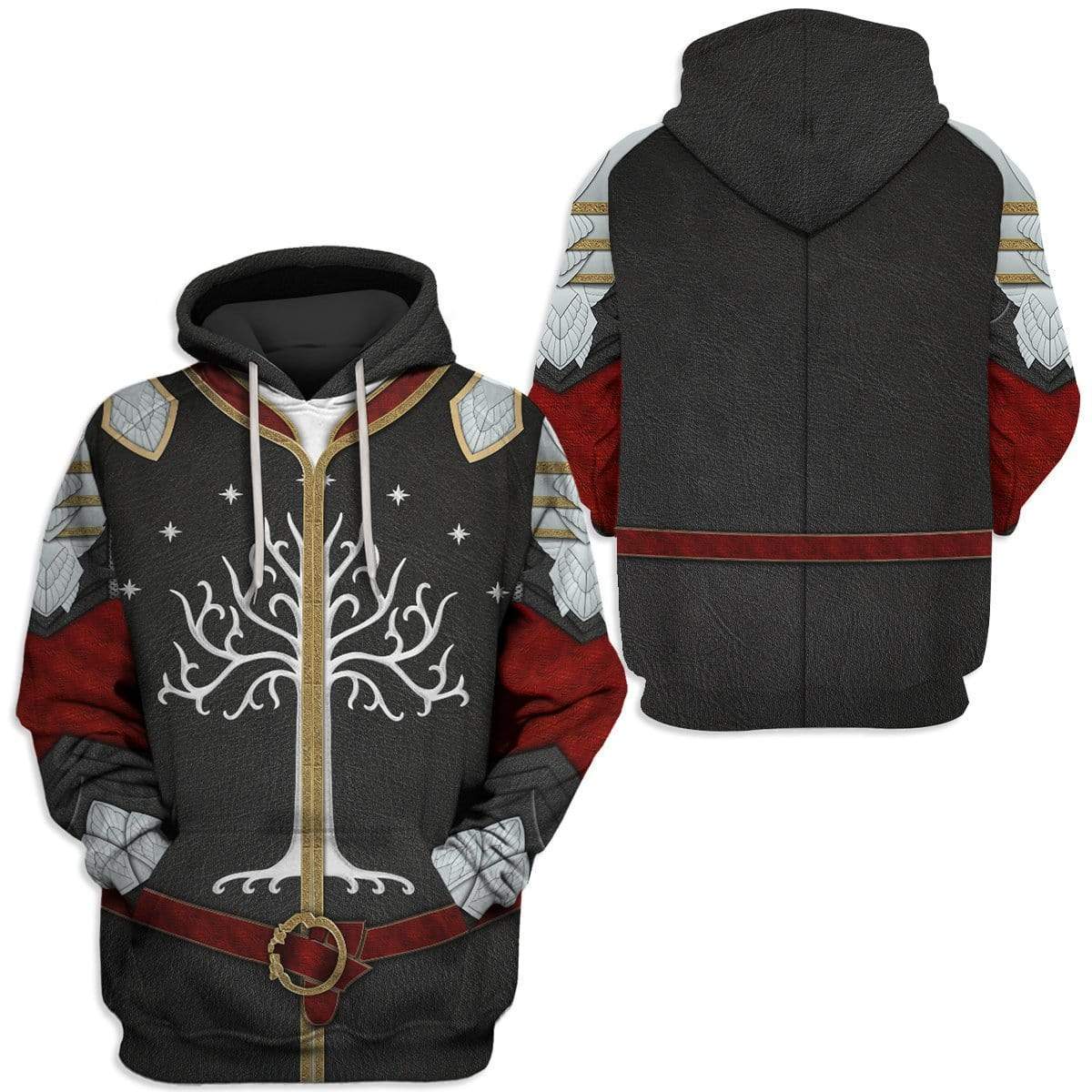 Tree of Gondor Decal Sticker Custom T-shirt - Hoodies Apparel