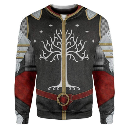 Tree of Gondor Decal Sticker Custom T-shirt - Hoodies Apparel