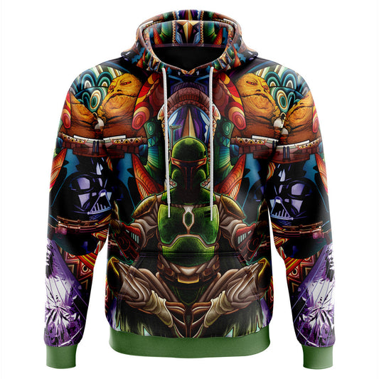 Trippy Boba Fett Star Wars Hoodie