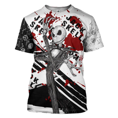  TNBC Shirt Jack Skellington Horror Version T-shirt TNBC Hoodie