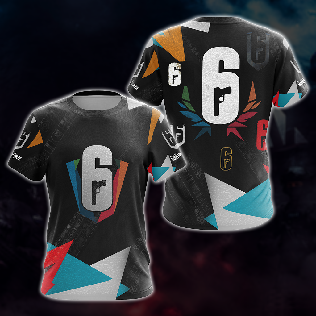 Tom Clancy's Rainbow Six Siege Video Game All Over Print T-shirt Tank Top Zip Hoodie Pullover Hoodie