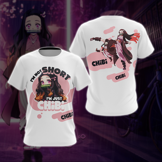 I'm not short I'm just Chibi T-shirt Zip Hoodie Pullover Hoodie