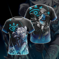 Link The Legend of Zelda All Over Print T-shirt Zip Hoodie Pullover Hoodie