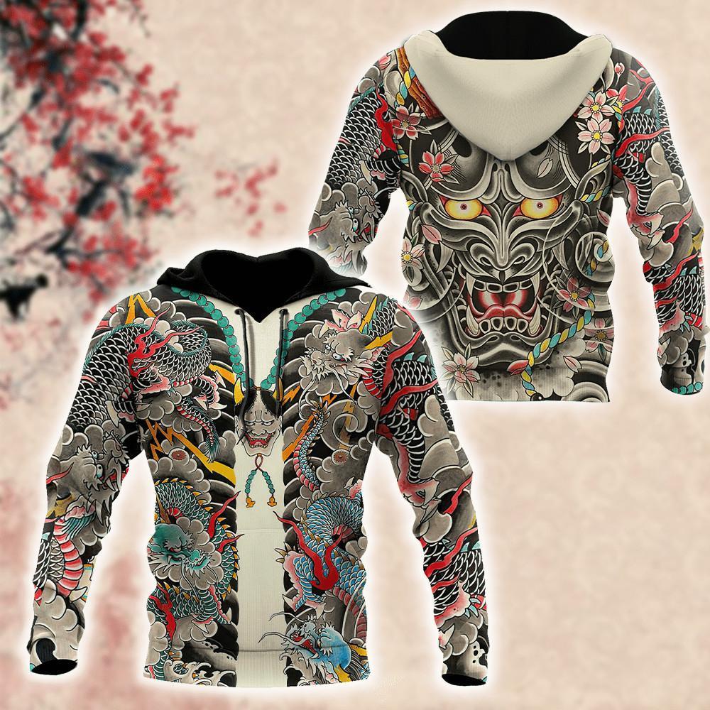 Gifury Japan T-shirt Japanese Yakuza Tattoo Japan Culture T-shirt Japan Hoodie Apparel 2022