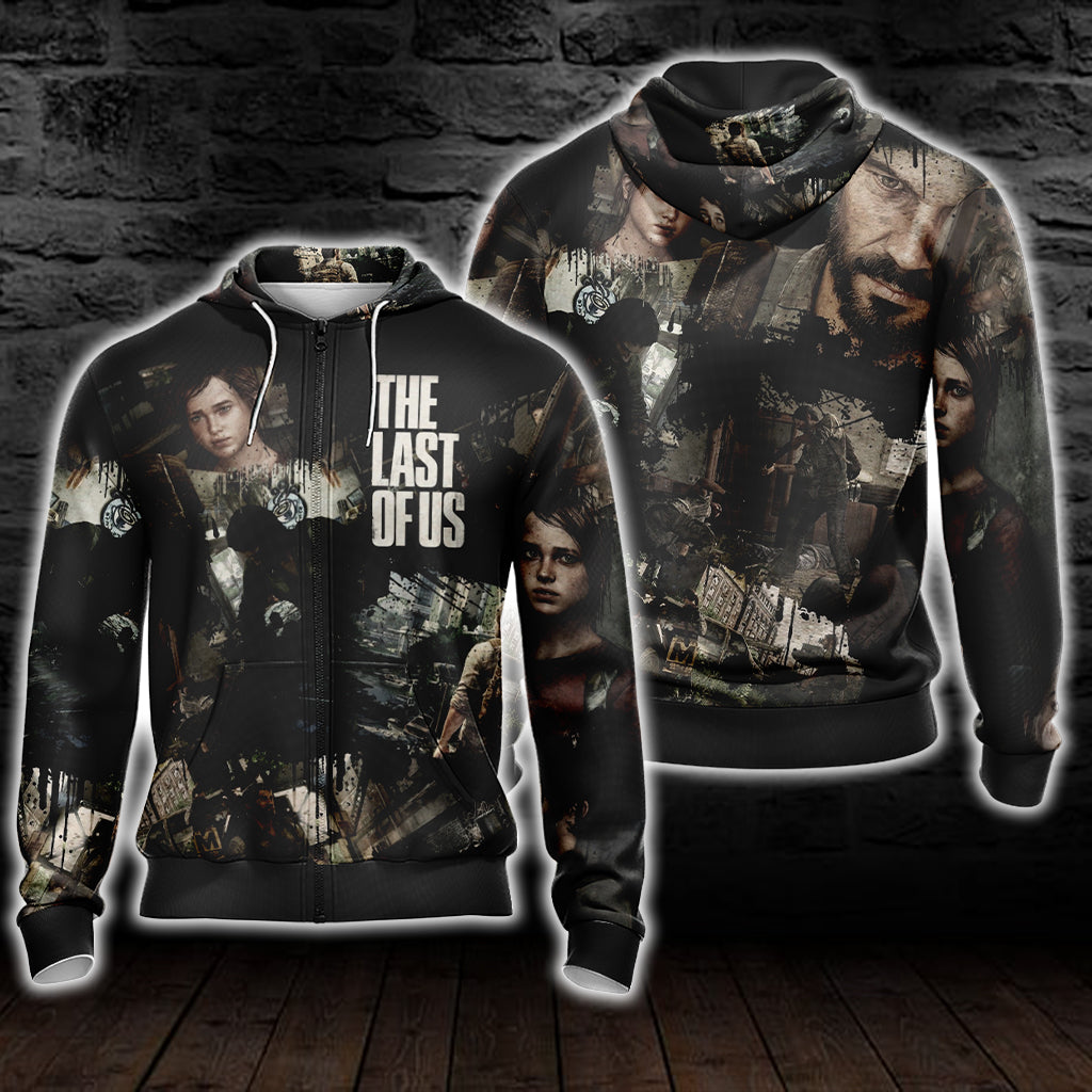 The Last Of Us Joel and Ellie Unisex 3D T-shirt Zip Hoodie Pullover Hoodie