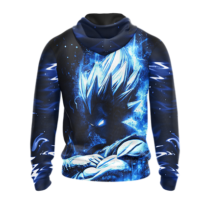  Dragon Ball T-shirt Dragon Ball Vegeta Glowing Blue 3d T-shirt Dragon Ball Hoodie  