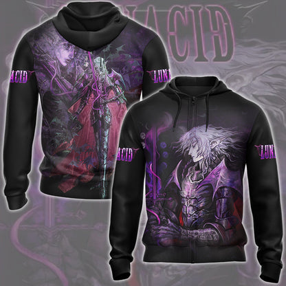Lunacid Video Game All Over Printed T-shirt Tank Top Zip Hoodie Pullover Hoodie Hawaiian Shirt Beach Shorts Joggers