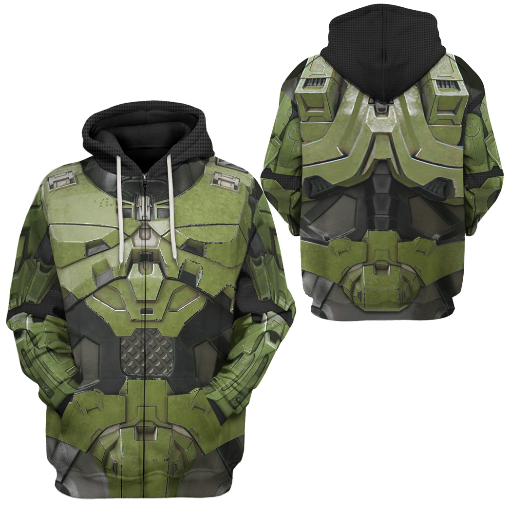  Halo Infinite Masterchief Cosplay Custom Tshirt Hoodie Apparel