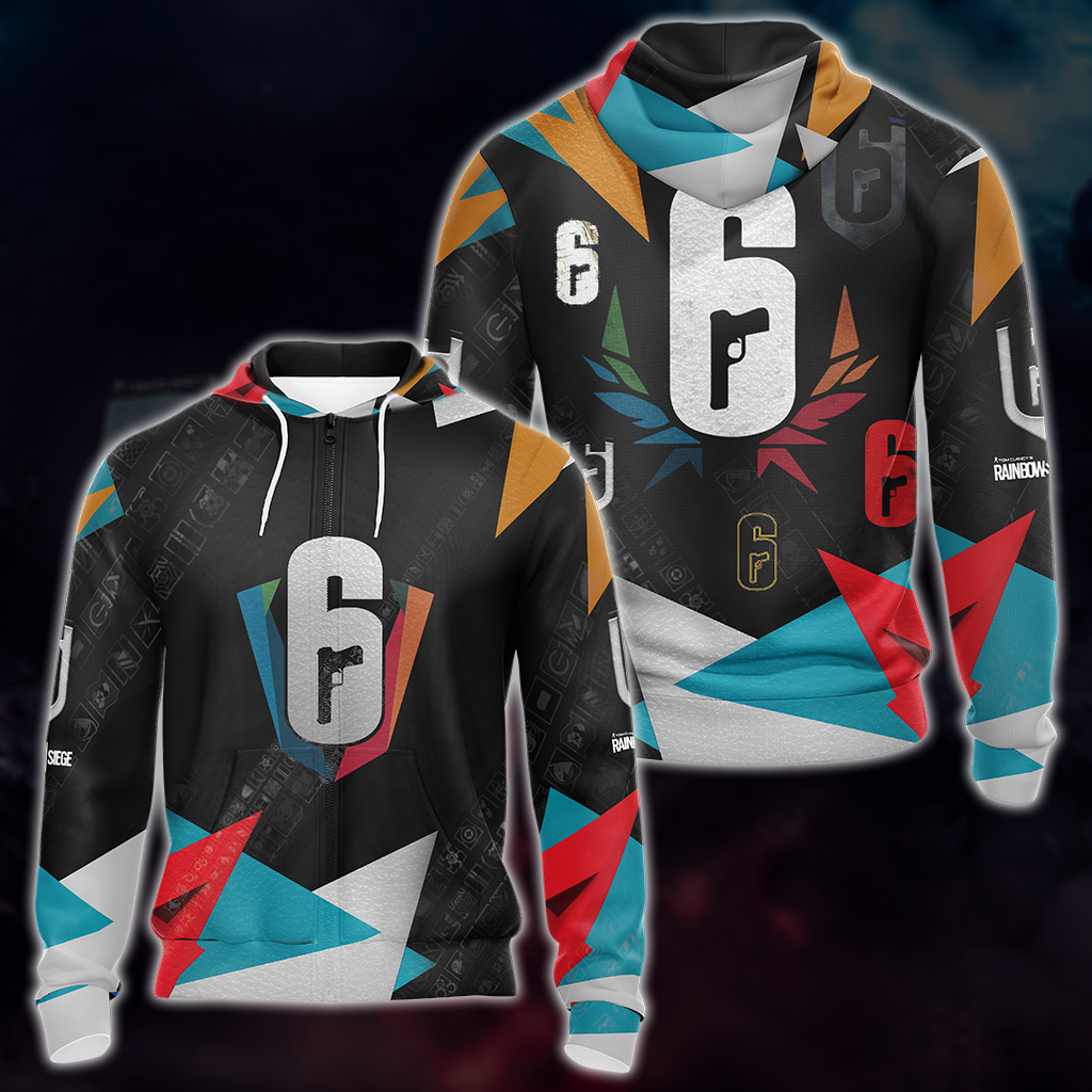 Tom Clancy's Rainbow Six Siege Video Game All Over Print T-shirt Tank Top Zip Hoodie Pullover Hoodie