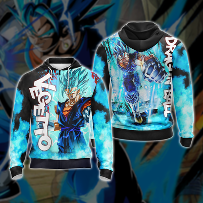 Dragon Ball Vegetto Unisex 3D T-shirt Zip Hoodie Pullover Hoodie