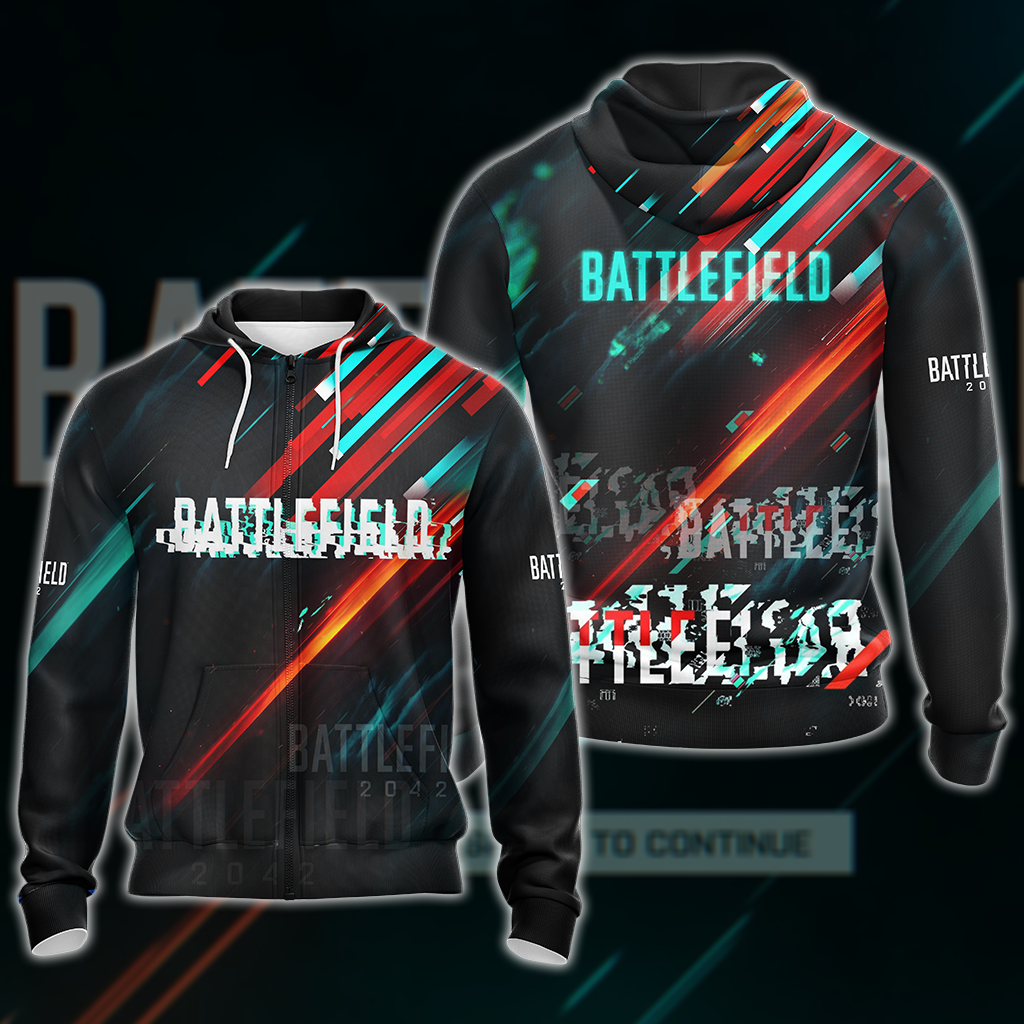 Battlefield 2042 All Over Print T-shirt Tank Top Zip Hoodie Pullover Hoodie Hawaiian Shirt