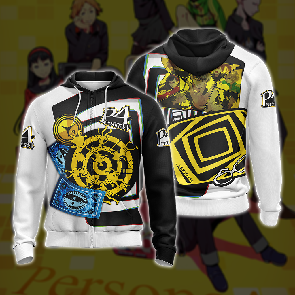 Persona 4 Symbols Unisex 3D T-shirt Zip Hoodie Pullover Hoodie