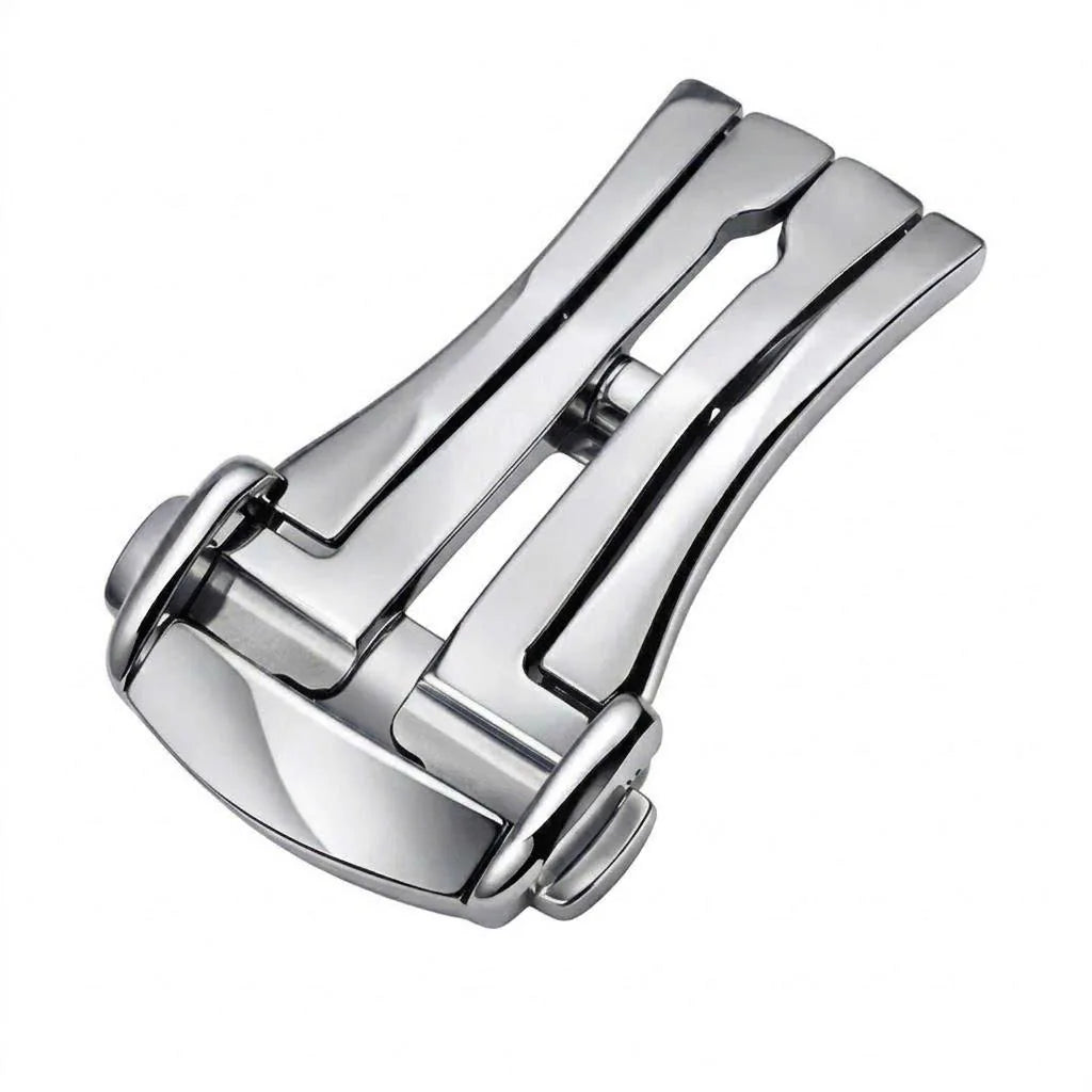 Silver Hidden Deployant clasp