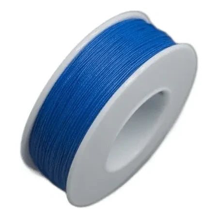 Blue stitching thread