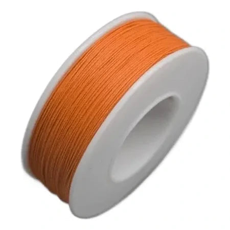 Orange stitching thread