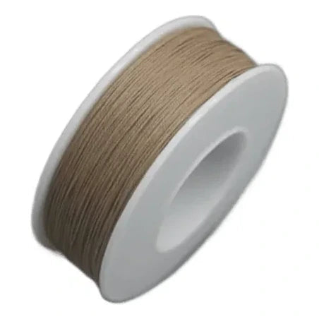 Taupe stitching thread